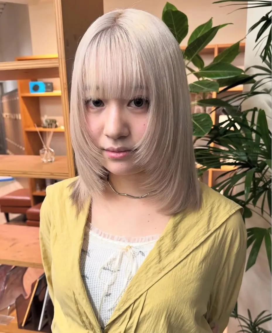 ミディアム カラー ブリーチ 🦄カラーモデル 募集中🦄ちえみのヘアスタイル