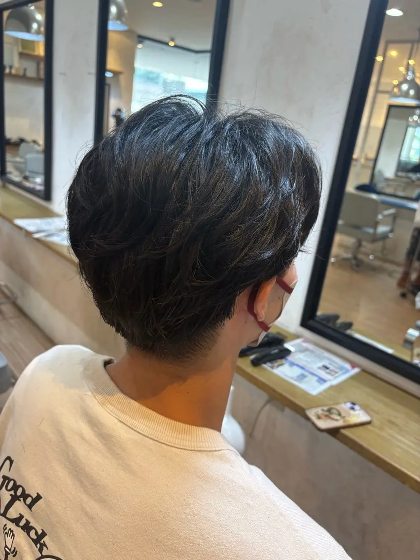 メンズ カット 韓国ヘアー🇰🇷 MIWAのヘアスタイル