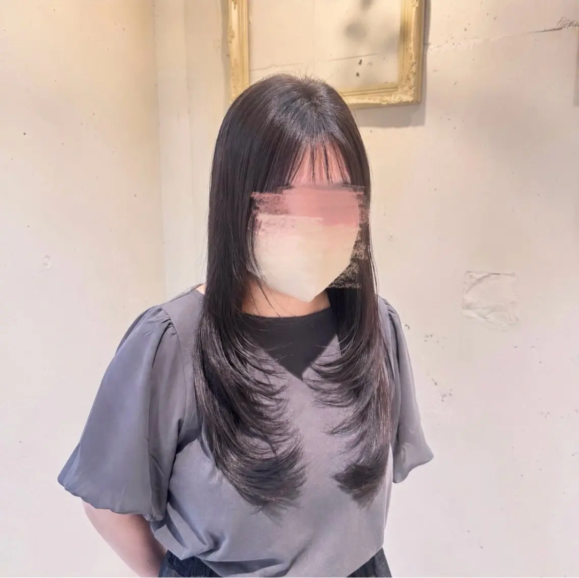 ロング レイヤーカット カット こすが あかり/ ショート🤍のヘアスタイル