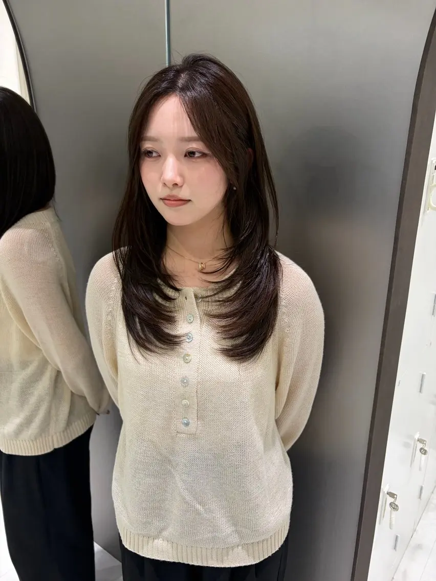 ロング レイヤー特化 横浜 佐藤拳太のヘアスタイル