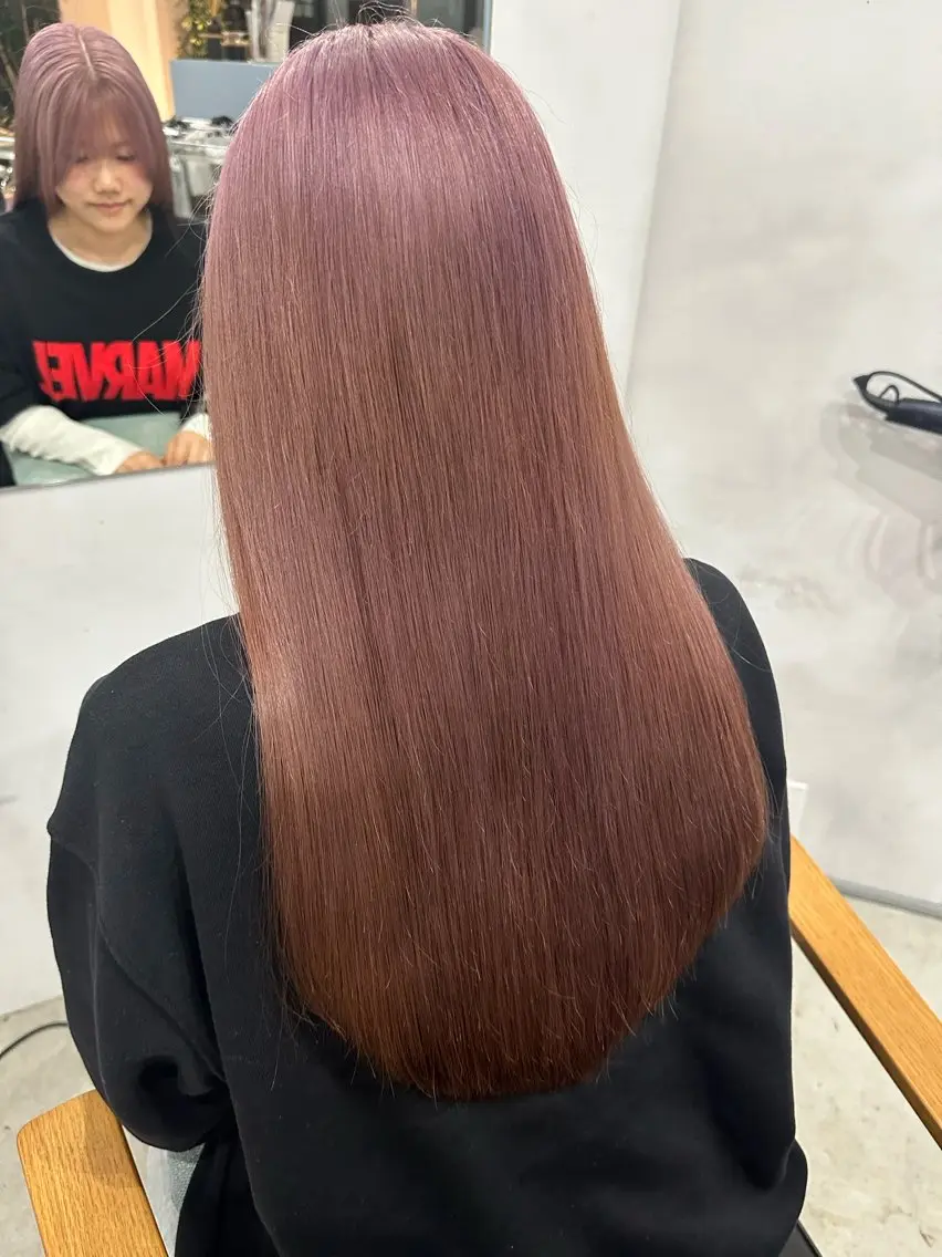ロング カラー カット ヘアカラー トリートメント レイヤー/ハッシュ 三好悠生のヘアスタイル