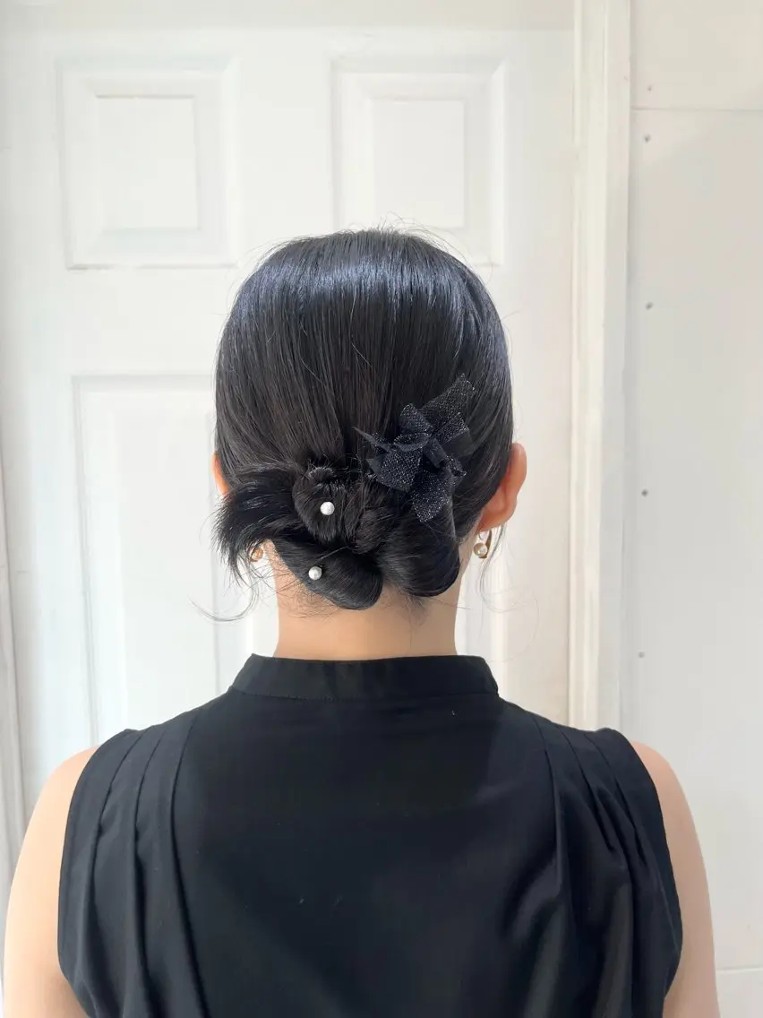 ミディアム ヘアアレンジ ヘアセット 🩵aiko / モデル募集中️🩵のヘアスタイル