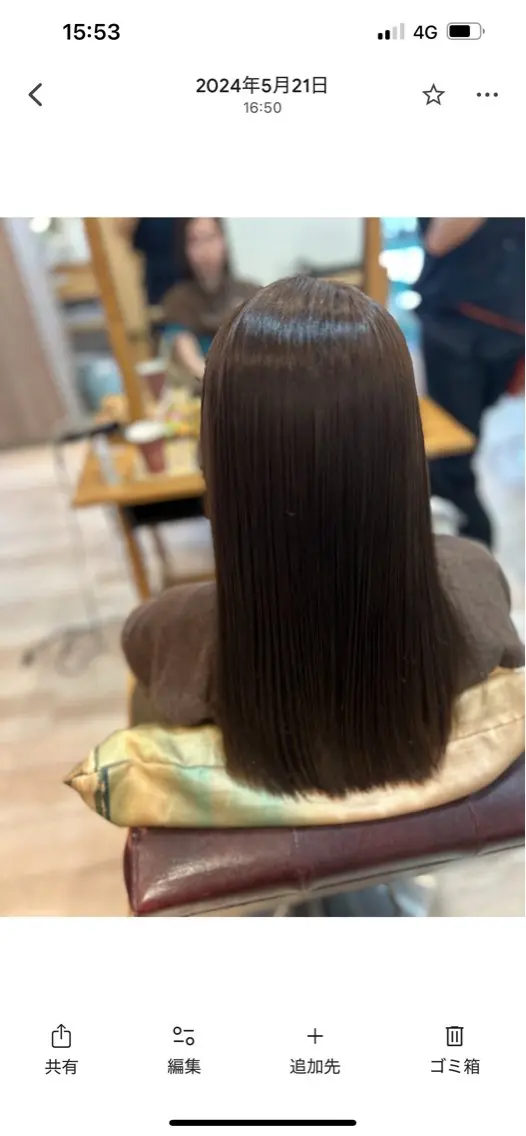 ロング カット ヘアカラー 池田 千加のヘアスタイル