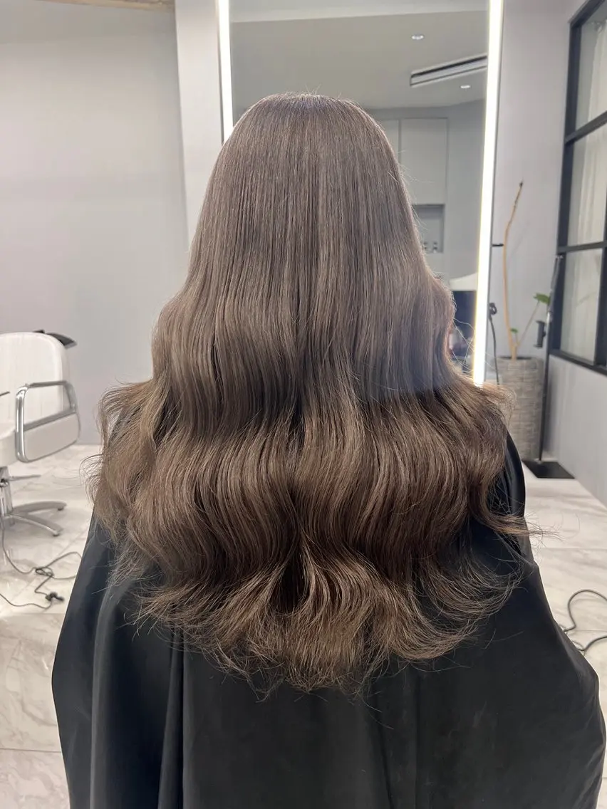 ロング カラー ヘアアレンジ ヘアカラー kayo吉祥寺カラー モデル募集中✨のヘアスタイル