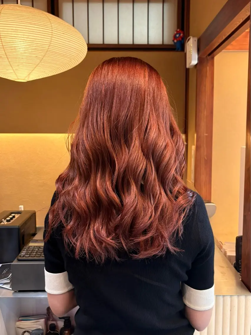 ロング カラー ブリーチ ヘアカラー saho ⟡.·のヘアスタイル