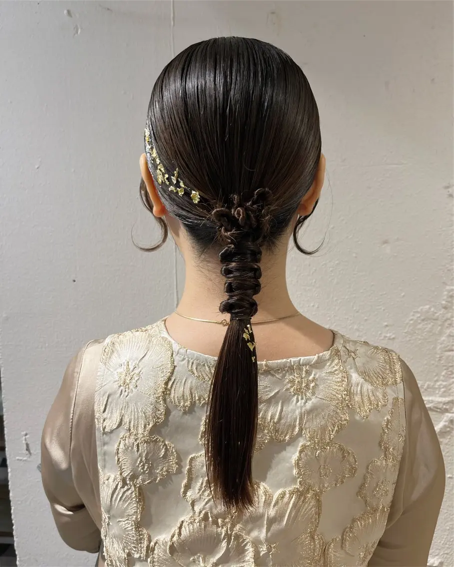 ヘアアレンジ 成人式 結婚式・ブライダル 卒業式のヘアスタイル ヘアセット サソウ ユリエ🥥のヘアスタイル