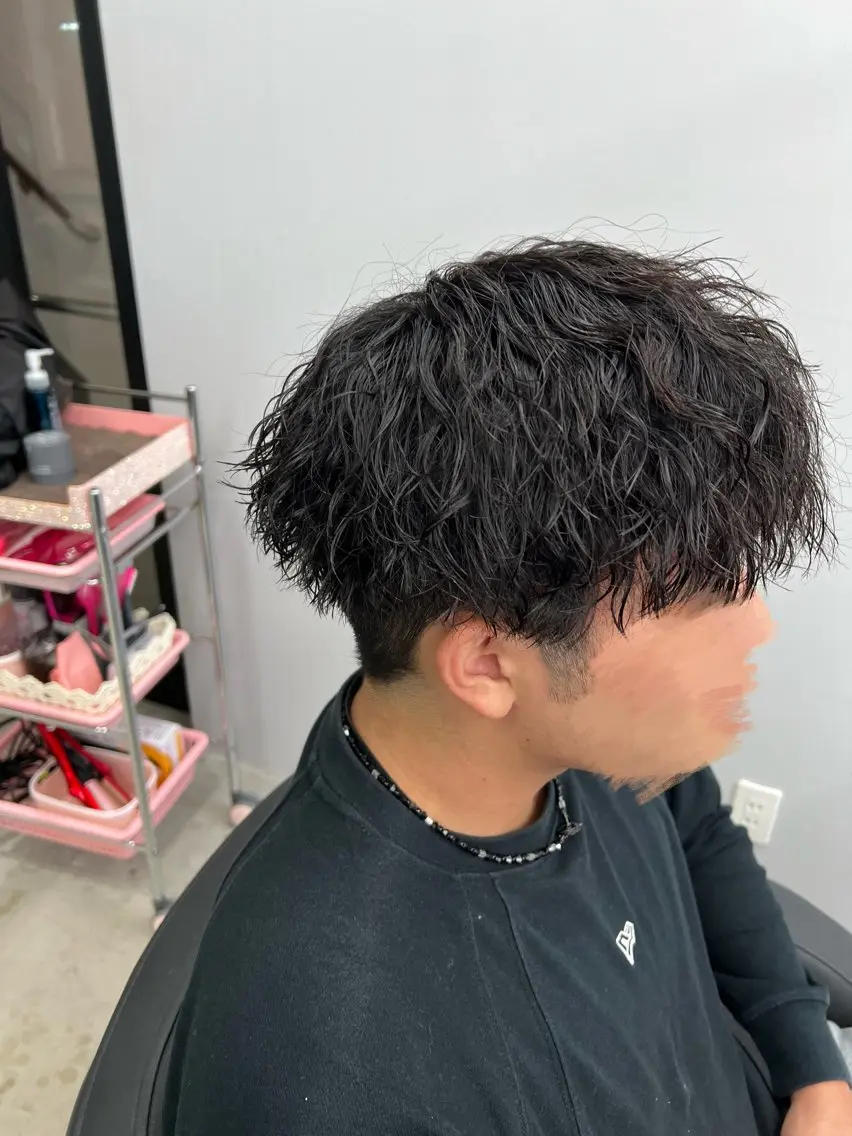 ✂️メンズカット+ツイストスパイラルパーマ🌀の写真