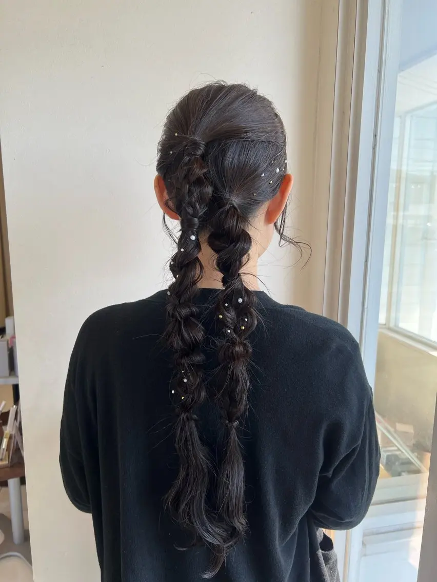 ロング ヘアアレンジ 結婚式・ブライダル LiTA 友田未来のヘアスタイル