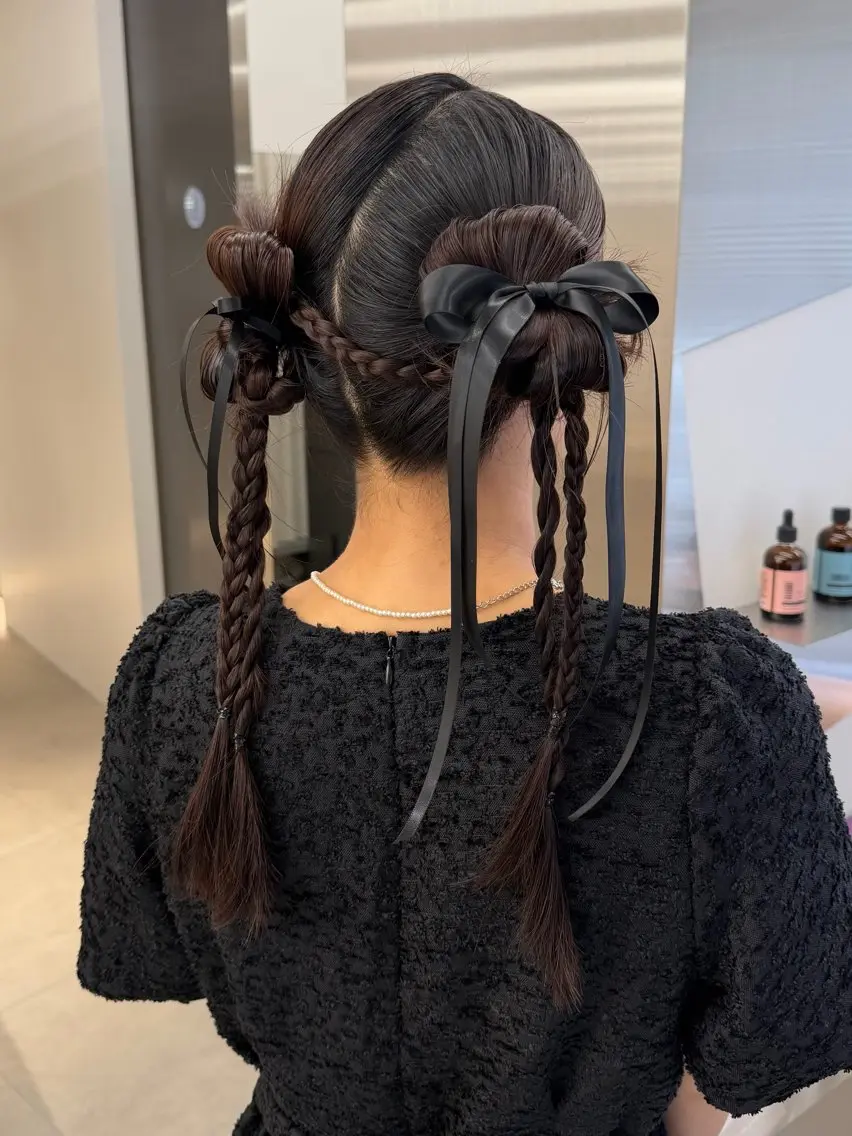 ロング ヘアアレンジ ヘアセット MIES amane(アマネ)のヘアスタイル