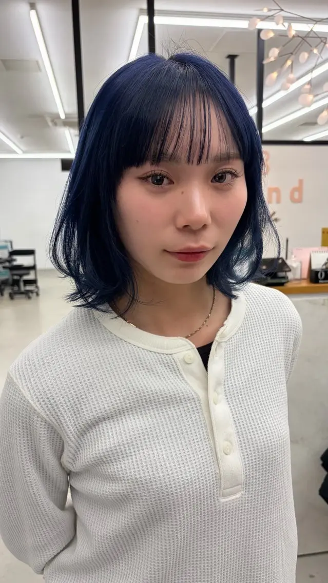 カラー くろかわ まいのヘアスタイル