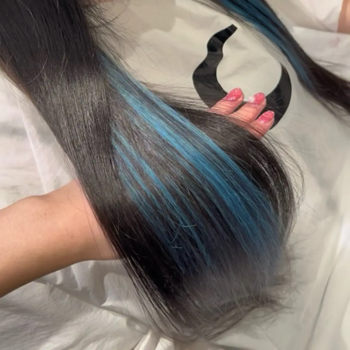 ロング カラー ヘアカラー エクステ カラーモデル募集中 ‎🤍AMANE🤍のヘアスタイル