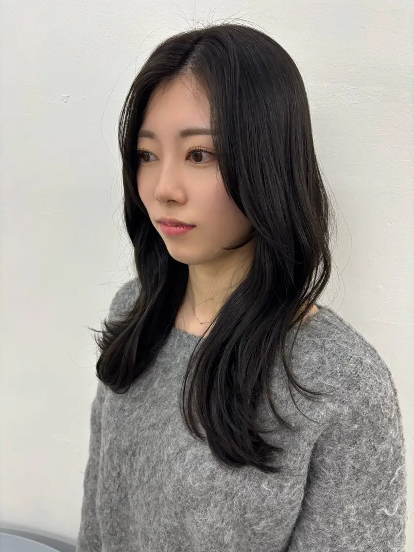 ロング カット ヘアカラー トリートメント I see/天王寺/ 髪質改善/本田 唯のヘアスタイル