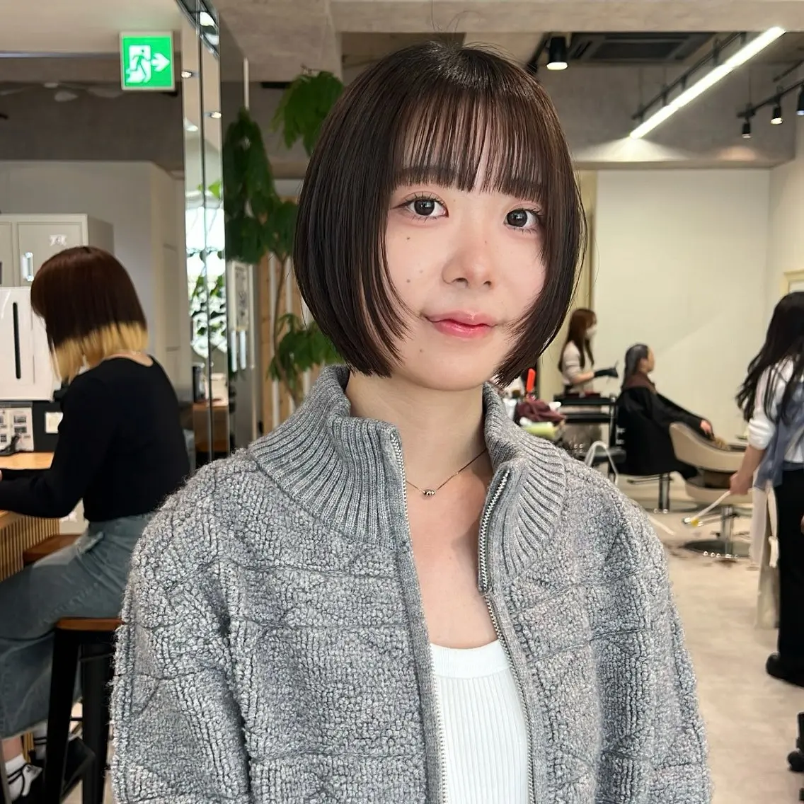 ショート ショートボブ ショートレイヤー ボブ レイヤーカット ショートヘア カット 透明感カラー/レイヤ ー/ MARIEのヘアスタイル