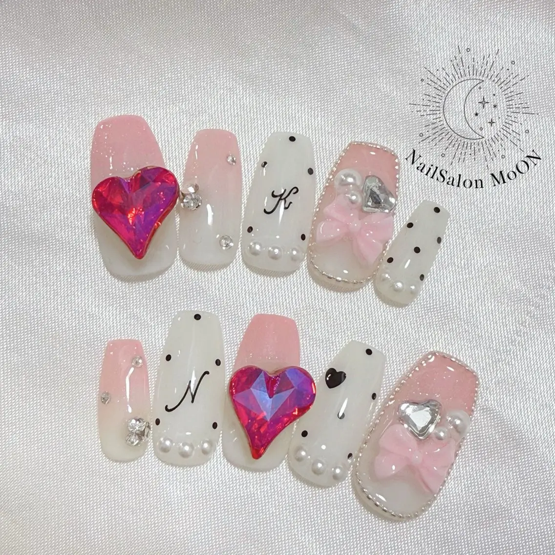ネイル ハンドネイル ハンドケア MoON...❤︎ MeGuのネイルデザイン