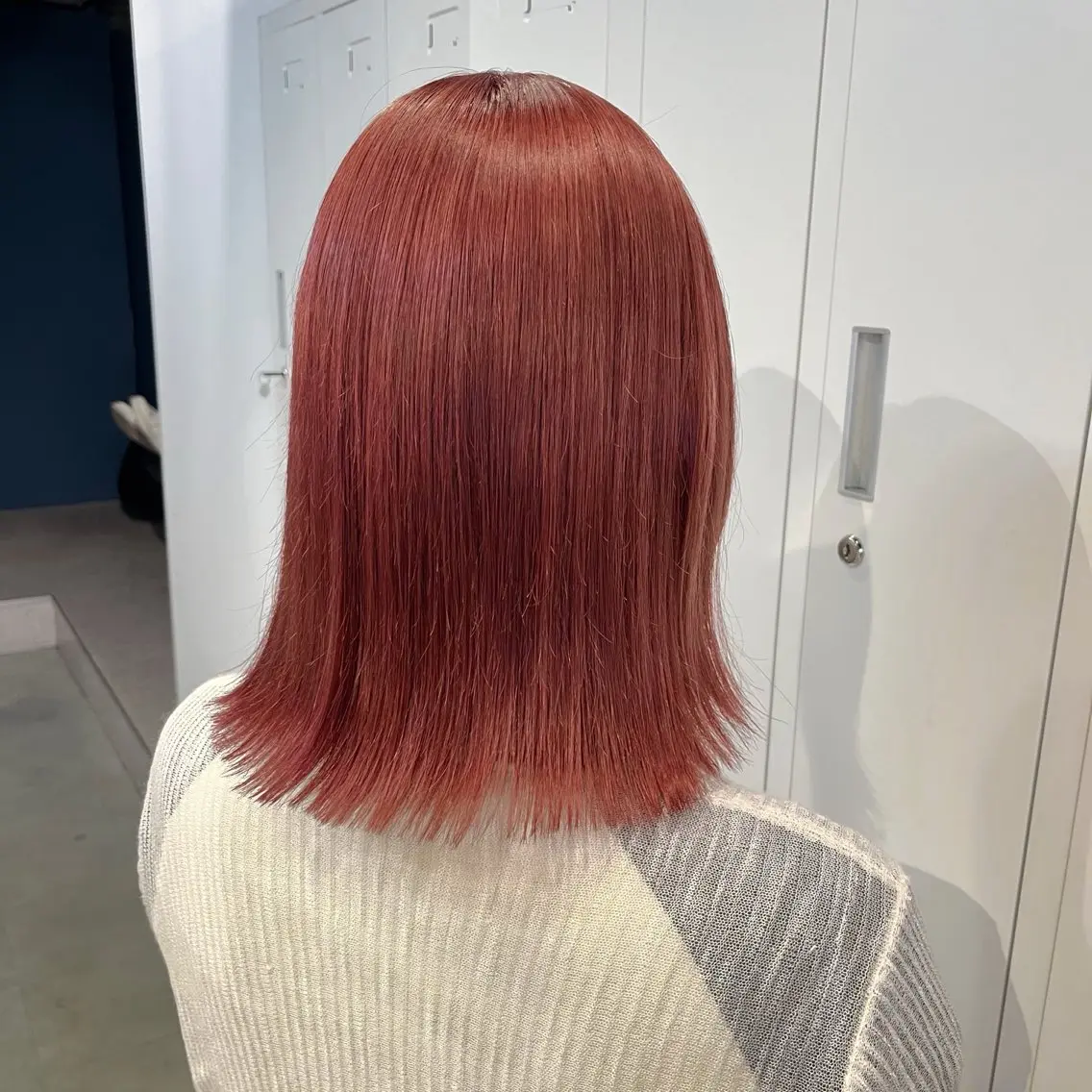 ミディアム カラー レッドカラー カット ヘアカラー 🌷レイヤーカット/ フルキシオリ🌷のヘアスタイル