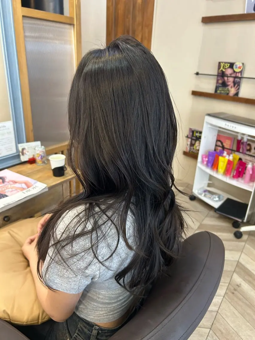 ꒰ リピーター様平日限定 ꒱ カット&透明感カラーの写真