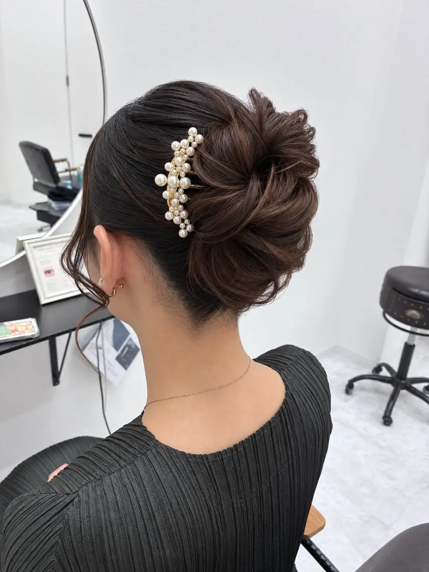 ヘアアレンジ 結婚式・ブライダル 中井 ［烏丸・徒歩３分］のヘアスタイル