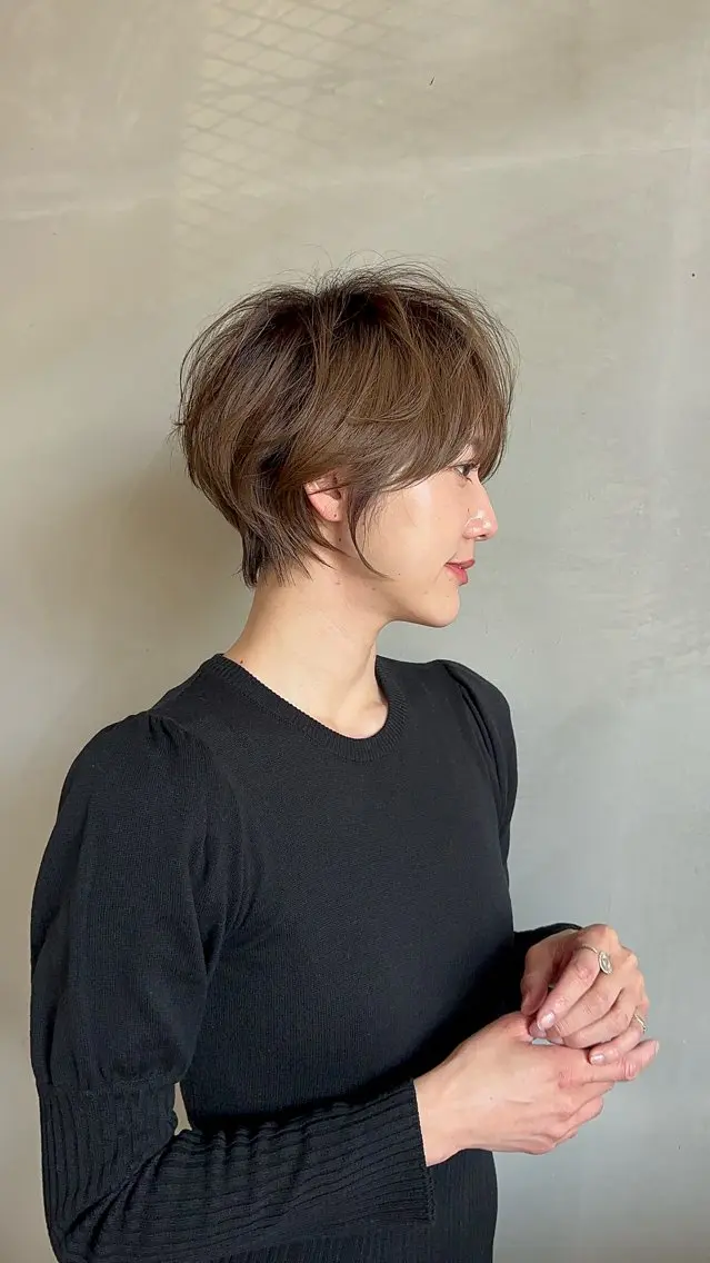 ショート くびれヘア ショートヘア 変身企画実施✨️ ショート専門 宮ヶ迫のヘアスタイル