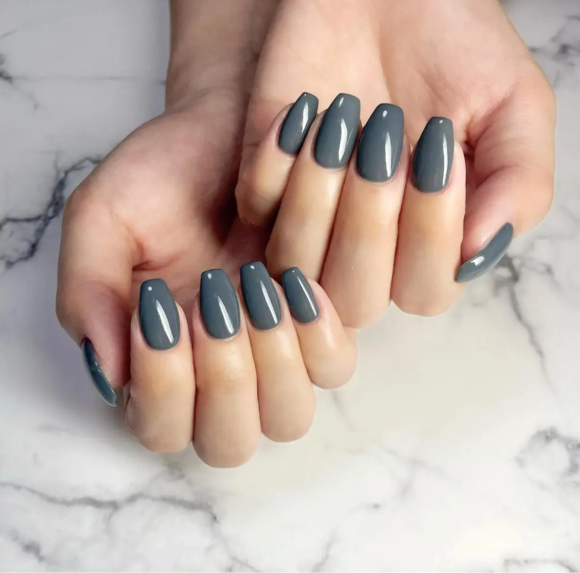 ネイル ブルー ハンドネイル Mnail mayuのネイルデザイン