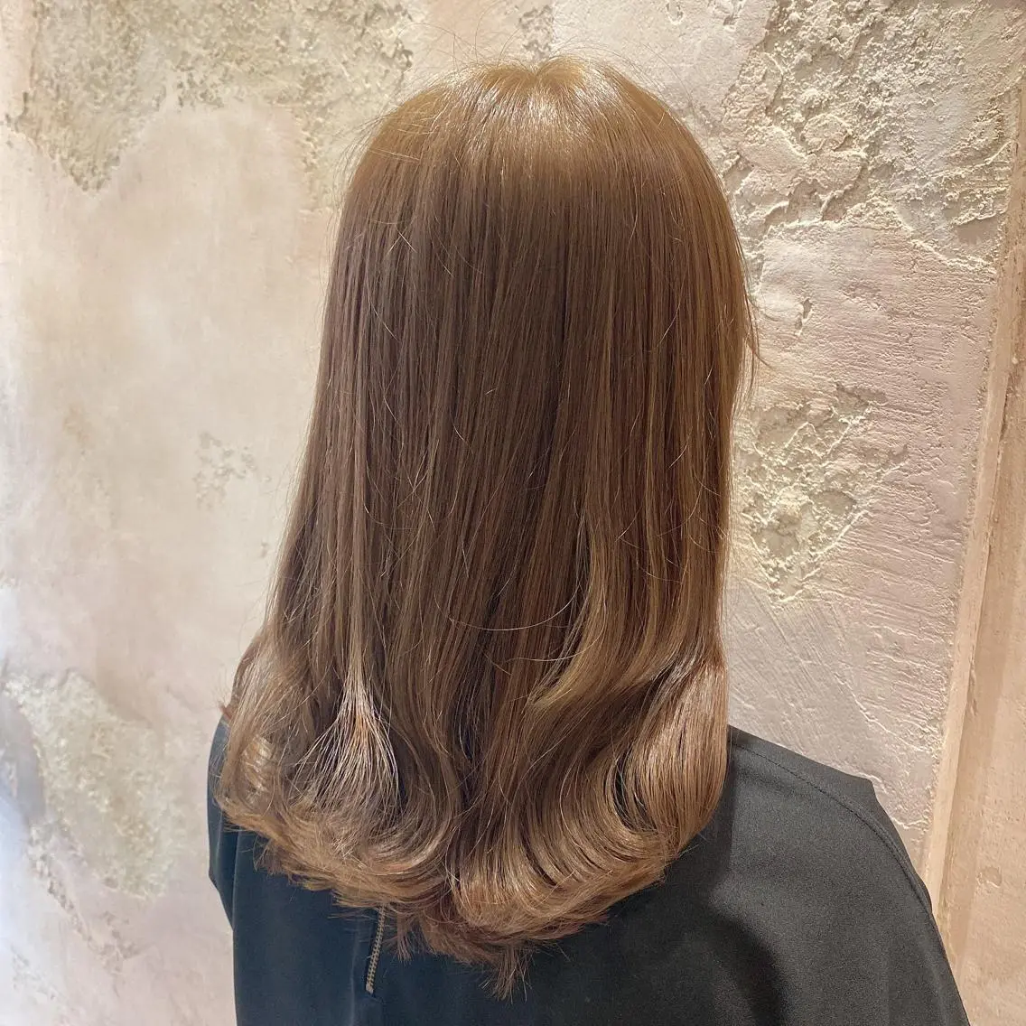 ミディアム カット ヘアカラー トリートメント 代表山口ひな 髪質改善のプロのヘアスタイル
