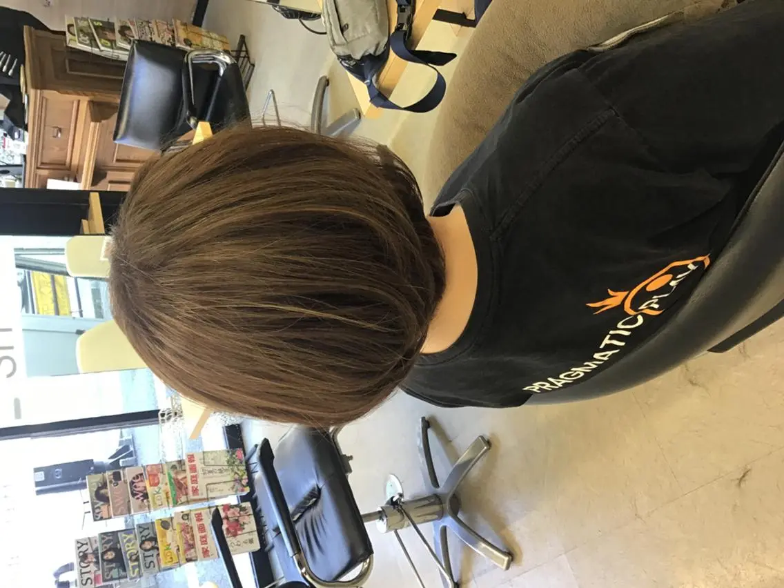 ショート ヘアカラー 🐻ゆの🐻 六本松/モデル募集中のヘアスタイル