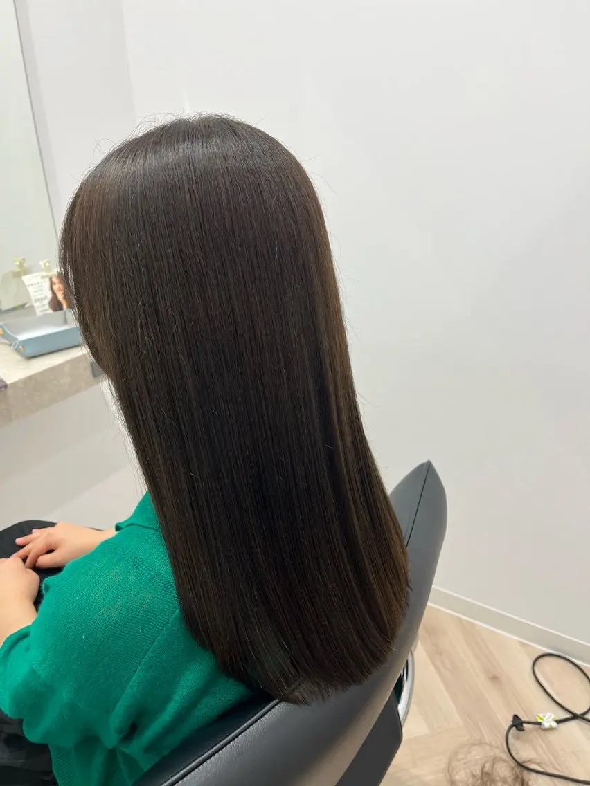 髪質改善カラー+TOKIO5ステップトリートメント🍀の写真