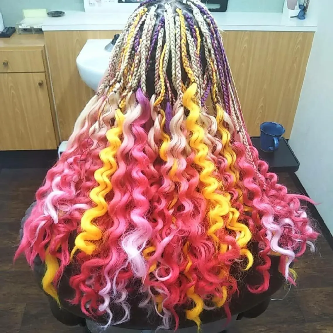 ヘアアレンジ ロング エクステ scamp ★のヘアスタイル
