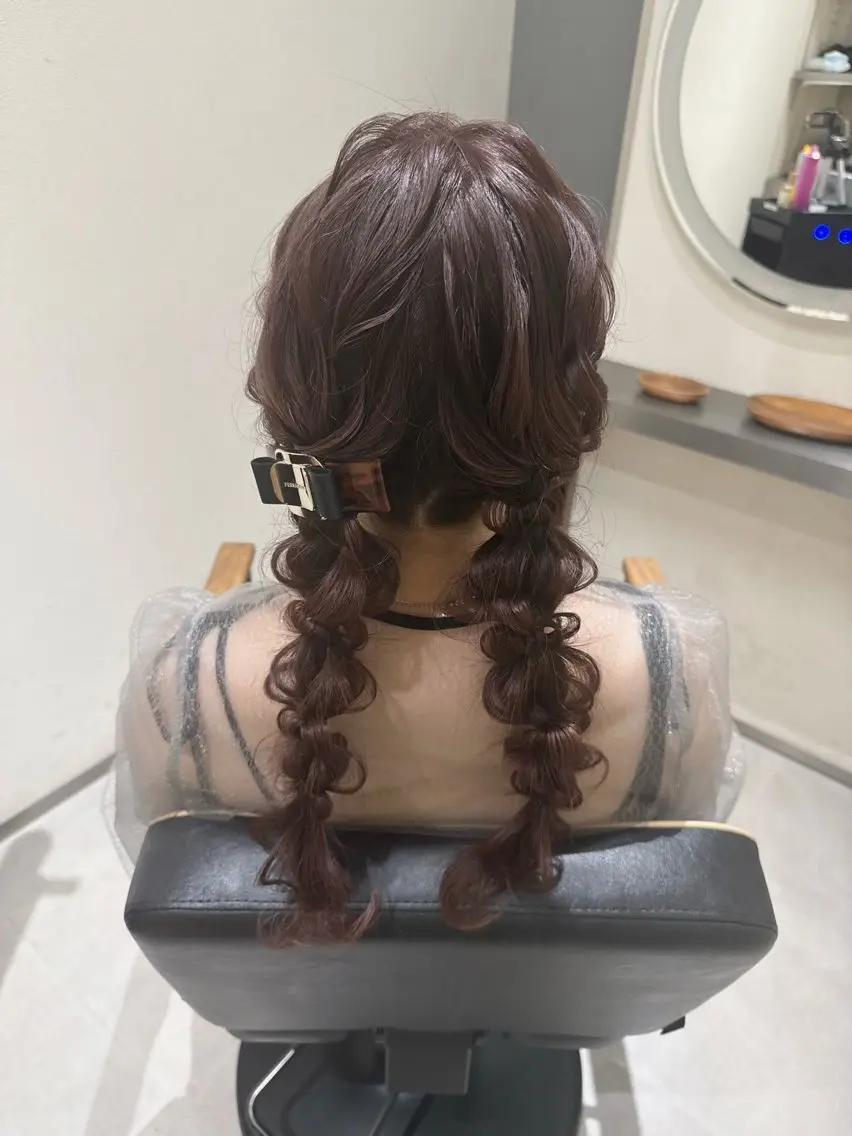 ヘアアレンジ ヘアセット 推し活・参列ヘア🎀 札幌ヘアセット専門のヘアスタイル