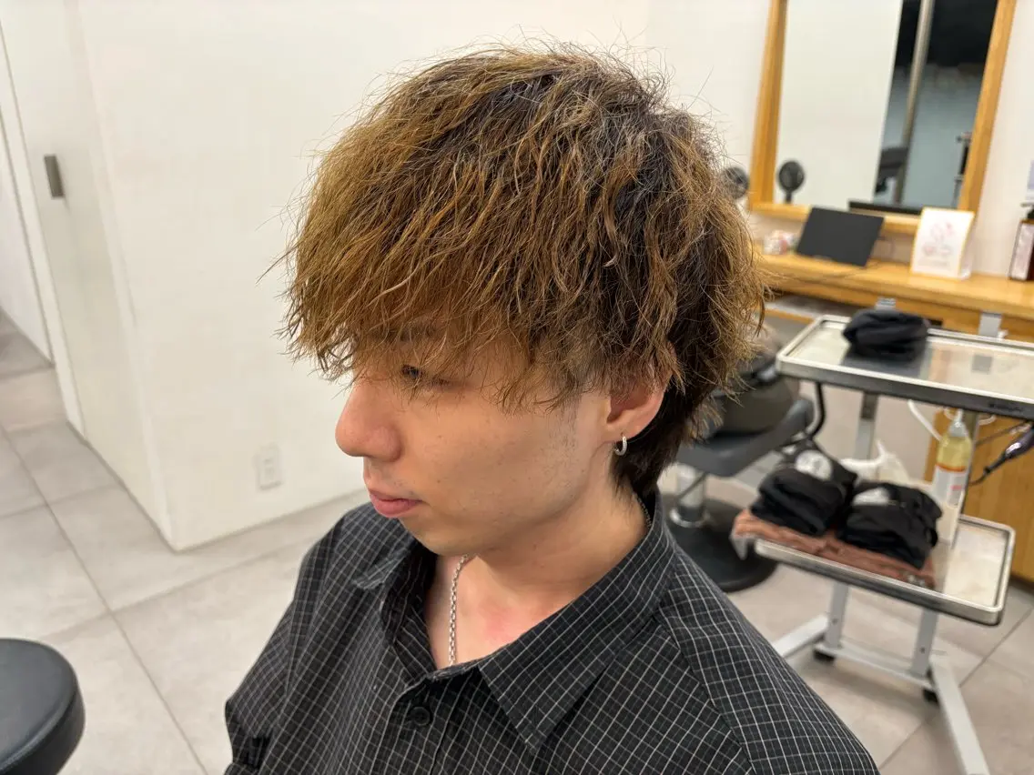 パーマ メンズ カット パーマ RUKA /メンズパーマのヘアスタイル
