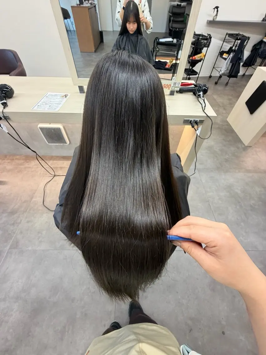 ロング 縮毛矯正 Lia布施店 hinataのヘアスタイル