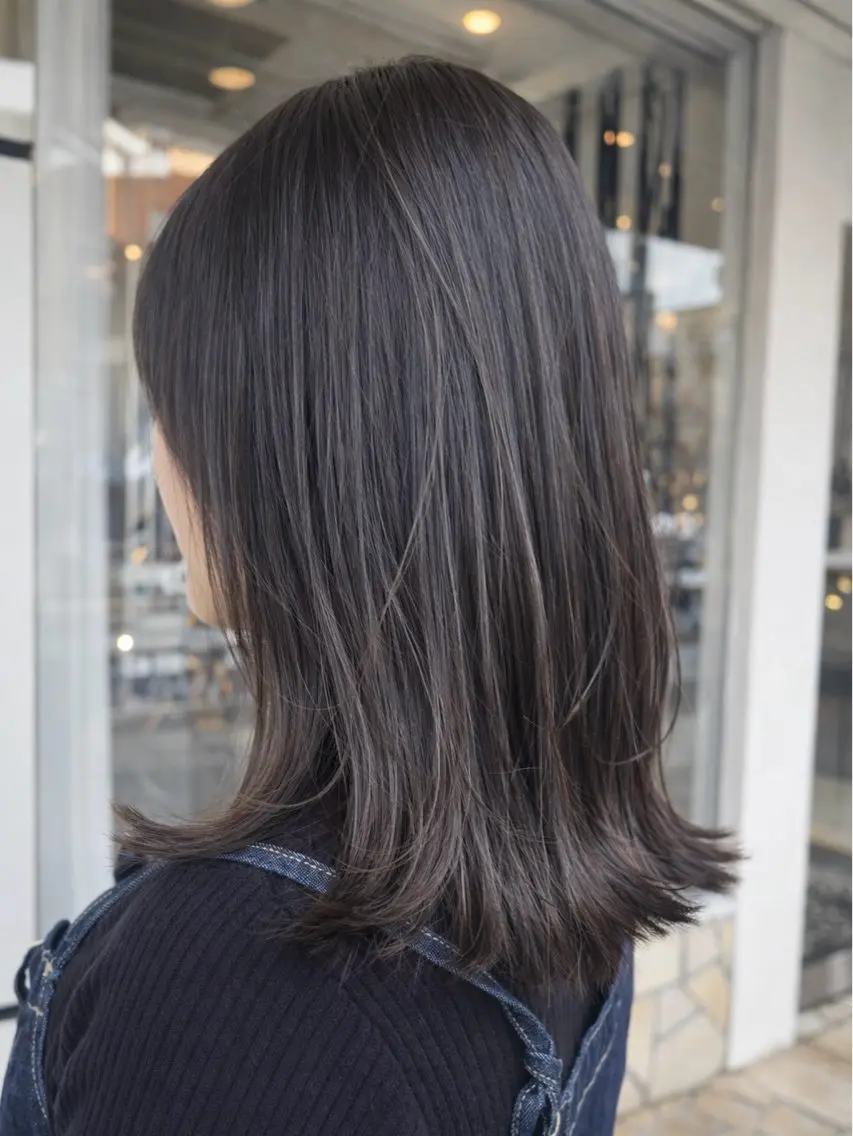 セミロング カラー ブリーチ ダブルカラー イヤリングカラー イルミナカラー インナーカラー 中原由貴 /WILLOW京橋のヘアスタイル