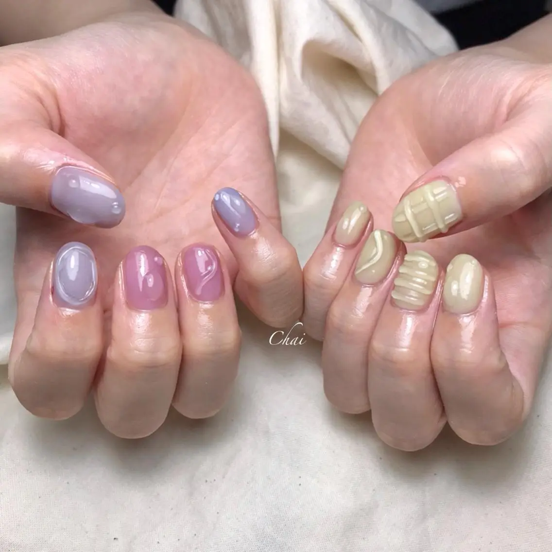 ネイル ハンドネイル 💅chainail _ai📍鶴橋のネイルデザイン