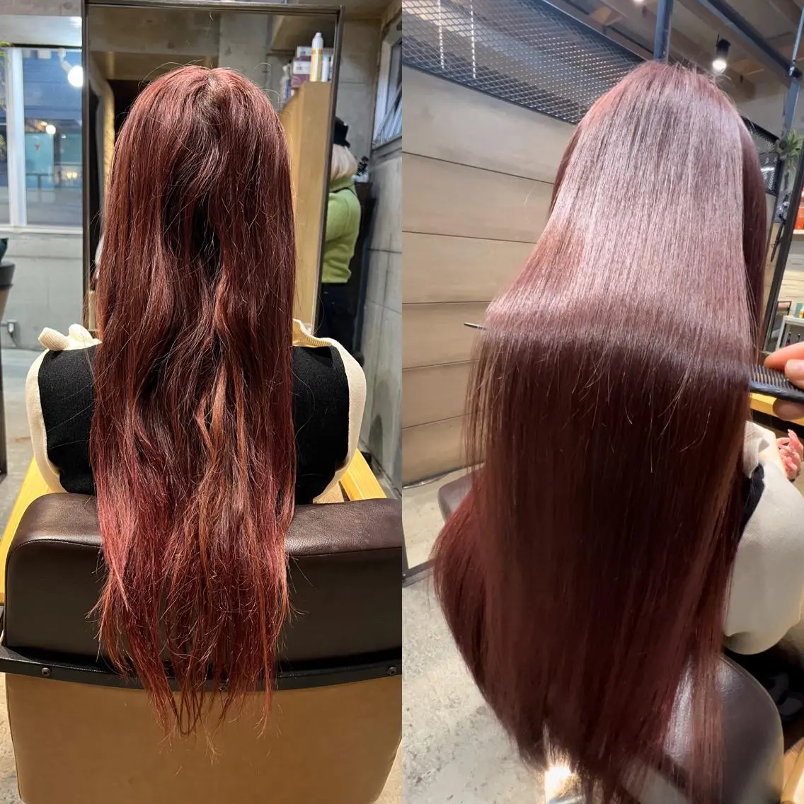 ロング カラー 髪質改善 トリートメント トリートメント ヘッドスパ 当日予約OK⭕️ 美髪講師 サトウのヘアスタイル