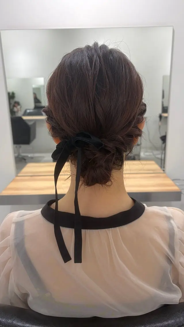 ヘアアレンジ MANA /名駅/透明感カラーのヘアスタイル