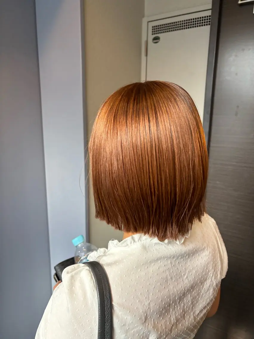 カラー ヘアカラー トリートメント 🍑透明感・チョコ カラー みつき🍑のヘアスタイル