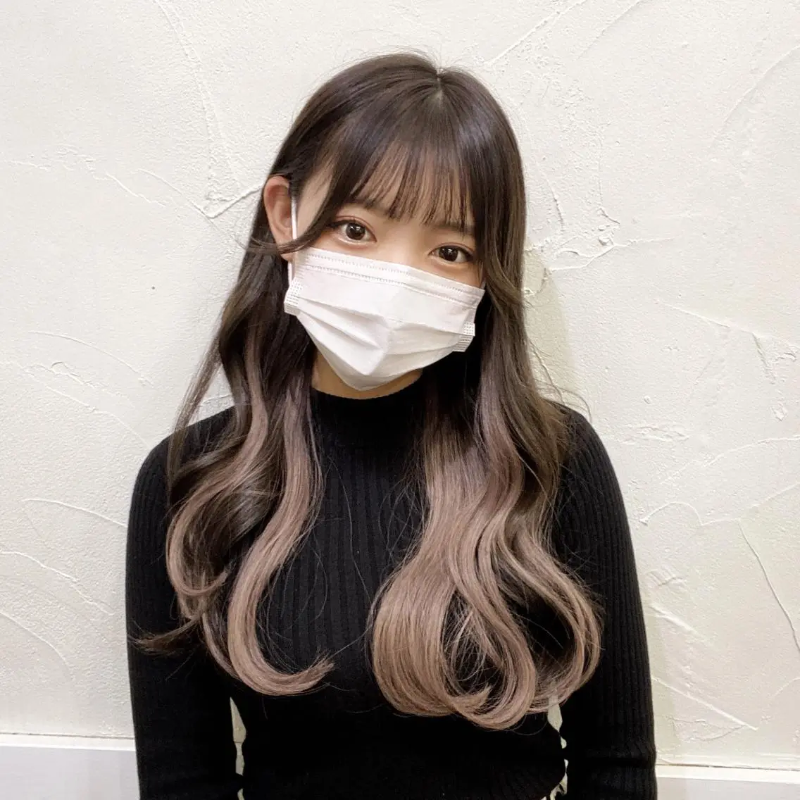 ロング カラー ブリーチ グレージュ ハイトーンカラー ブリーチなしカラー エクステ カット ヘアカラー PSY(サイ)池袋 金田尚久🎨のヘアスタイル