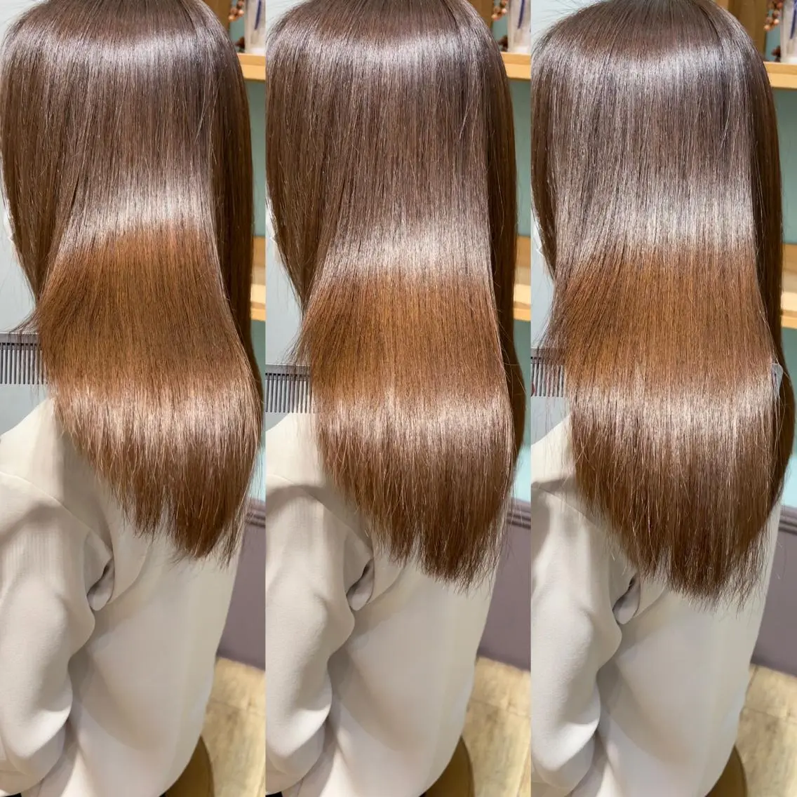 ロング くせ毛 髪質改善 トリートメント 大人可愛い透明感🌟 小顔・韓国髪🌟野中のヘアスタイル
