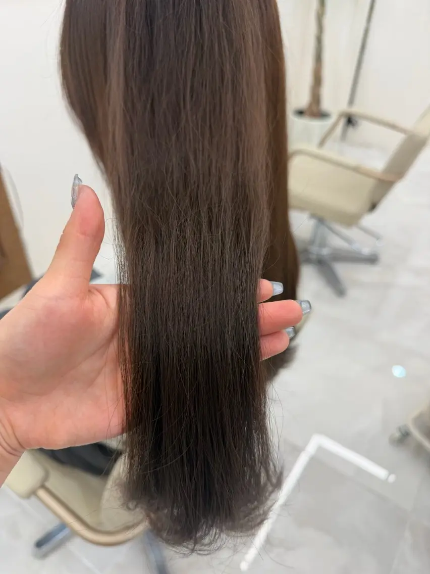 カラー ヘアカラー ヘッドスパ 艶透明感カラー neo⭐︎のヘアスタイル