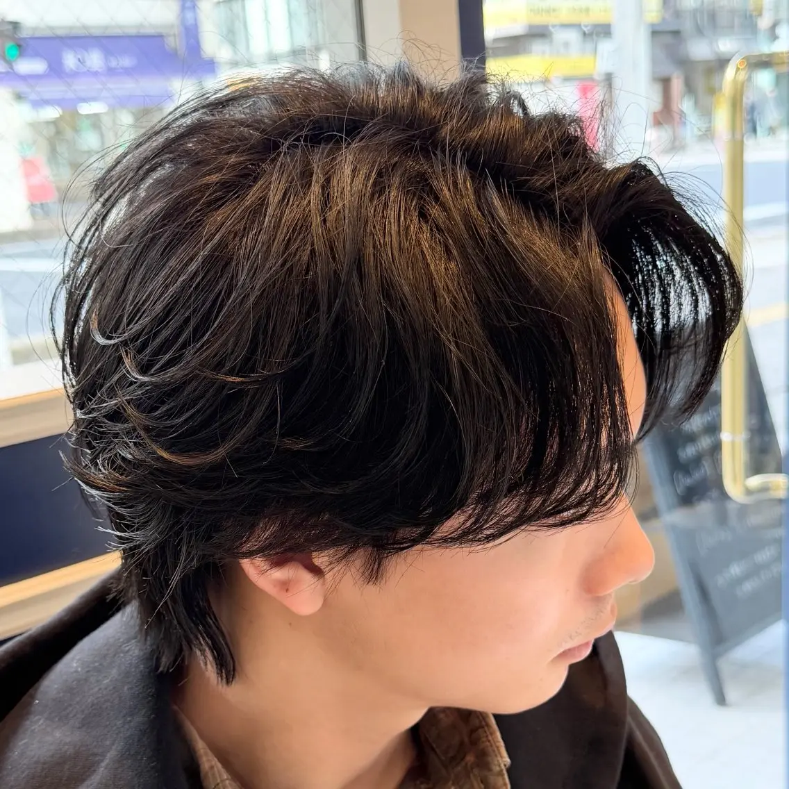 ショート カラー メンズ メンズウルフカット ウルフカット カット 吉田 新平のヘアスタイル