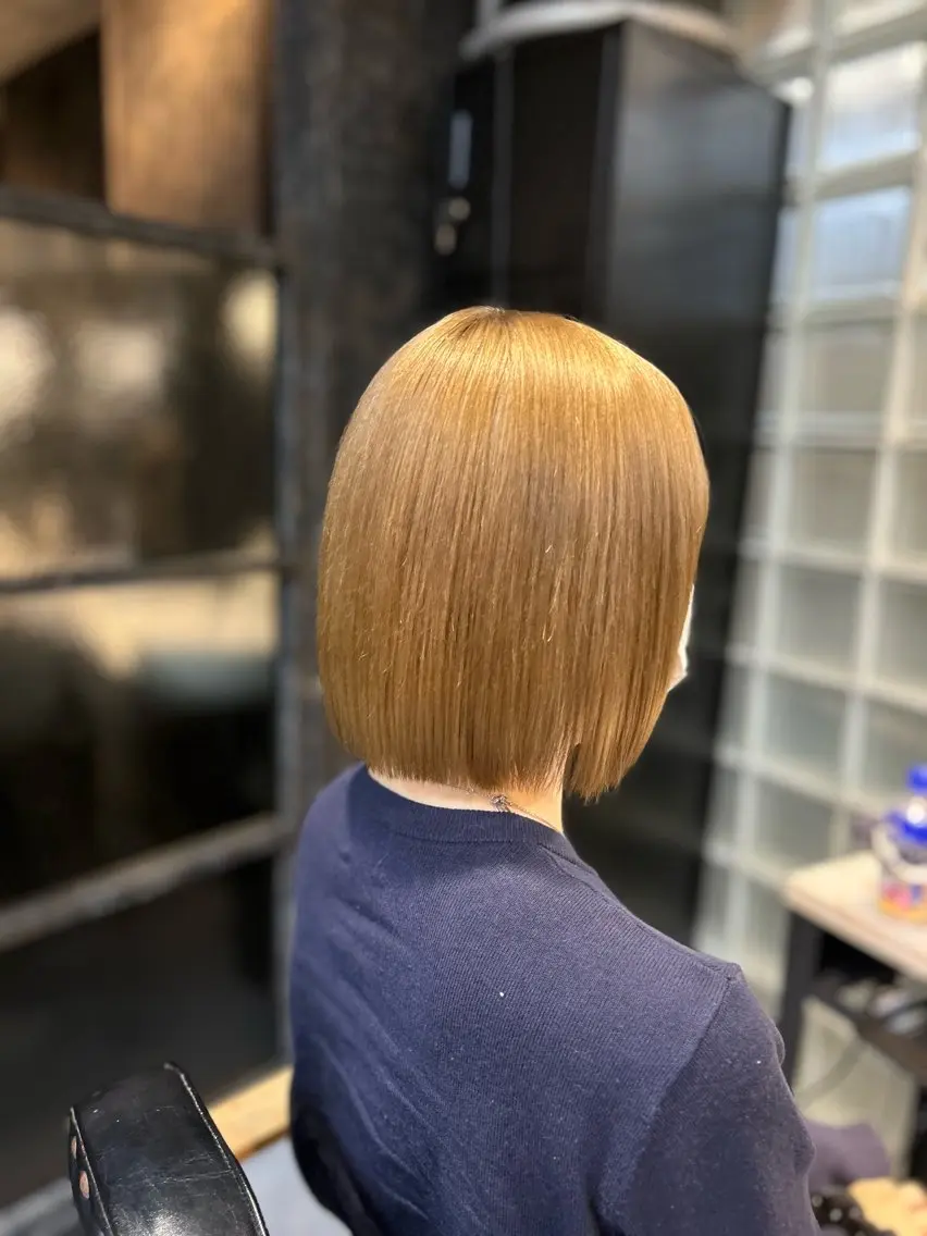 【ブリーチ毛の方はこちら💁‍♀️】✨カット➕艶髪縮毛矯正➕自社開発5stepラクリストリートメント✨の写真