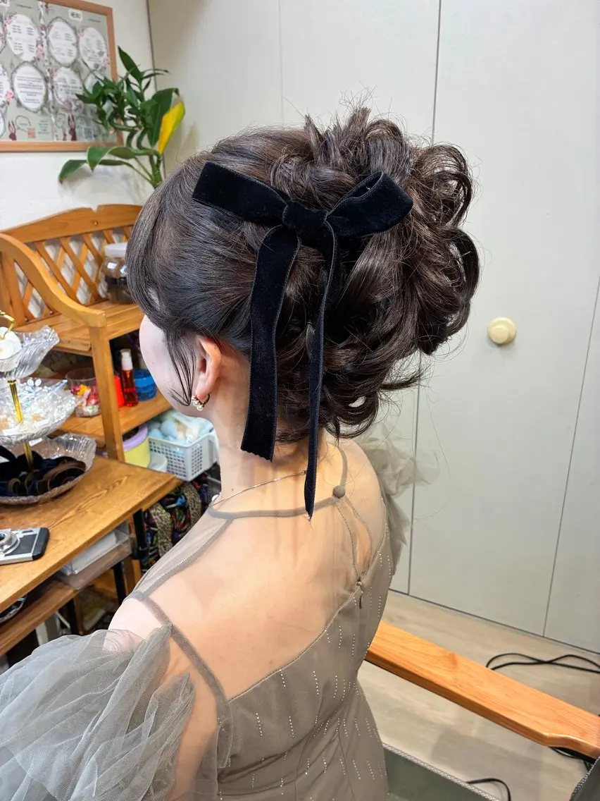 ヘアアレンジ ヘアセット HempBeauty 浅野アサミのヘアスタイル