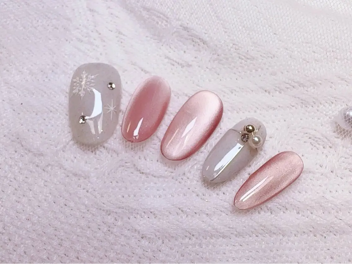 ネイル クリアネイル フットネイル フレンチネイル ジェルネイル 韓国ネイル ハンドネイル ハンドケア nail salon Feerieのネイルデザイン