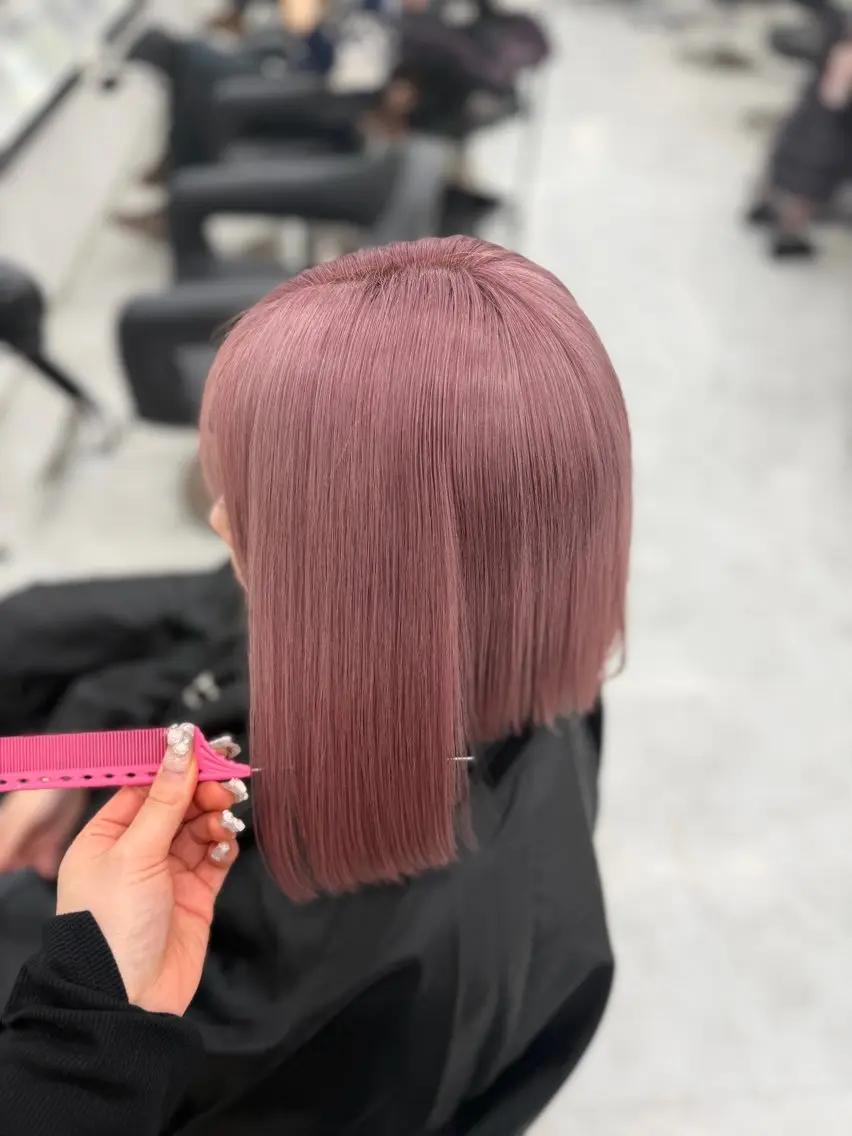 カラー ヘアカラー トリートメント 透明感カラー🎀艶髪 Anju/渋谷🎀のヘアスタイル