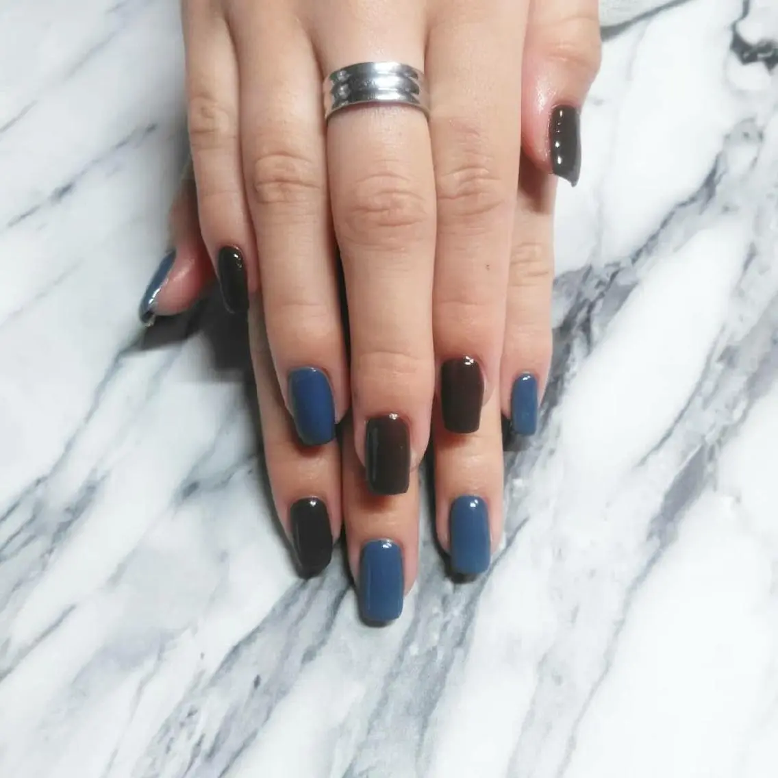 ネイル ブラウン lylynail YUUKAのネイルデザイン