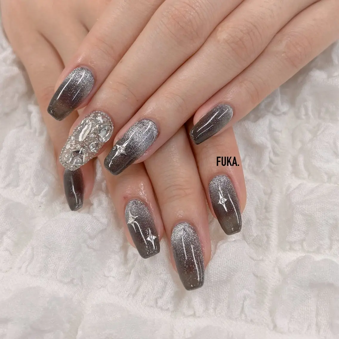 ネイル マグネットネイル ハンドネイル Nail♡Fuka. /6月予約受付中のネイルデザイン