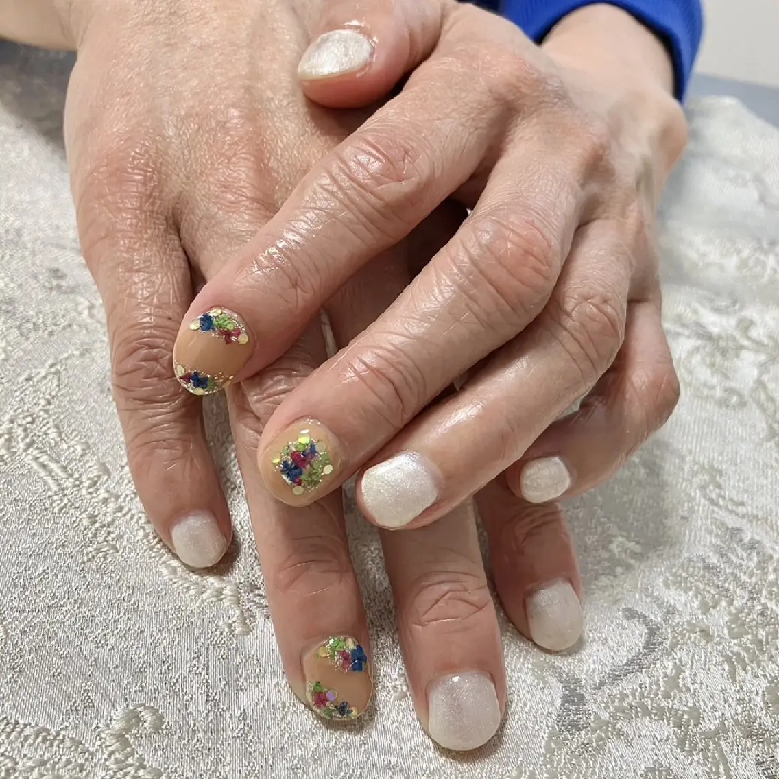 ネイル 春ネイル ハンドネイル Lian. nailist❥のネイルデザイン