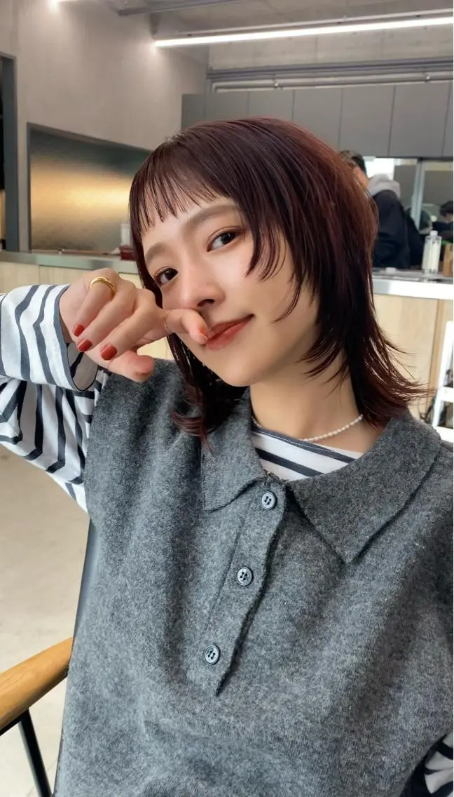 韓国カット+ケアカラー+3STEPトリートメントの写真