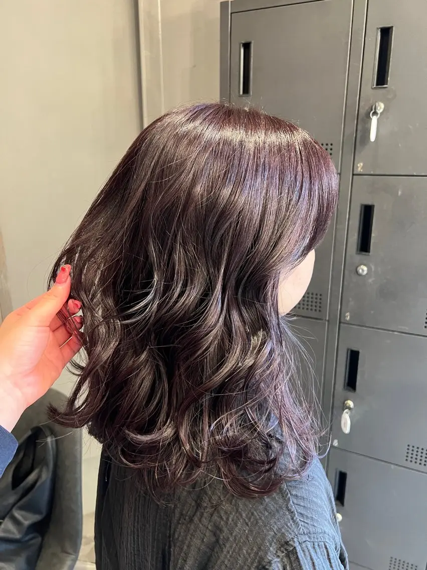 カラー beleefric 🩵チセのヘアスタイル