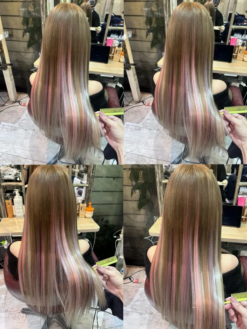 ロング カラー イズ ミのヘアスタイル