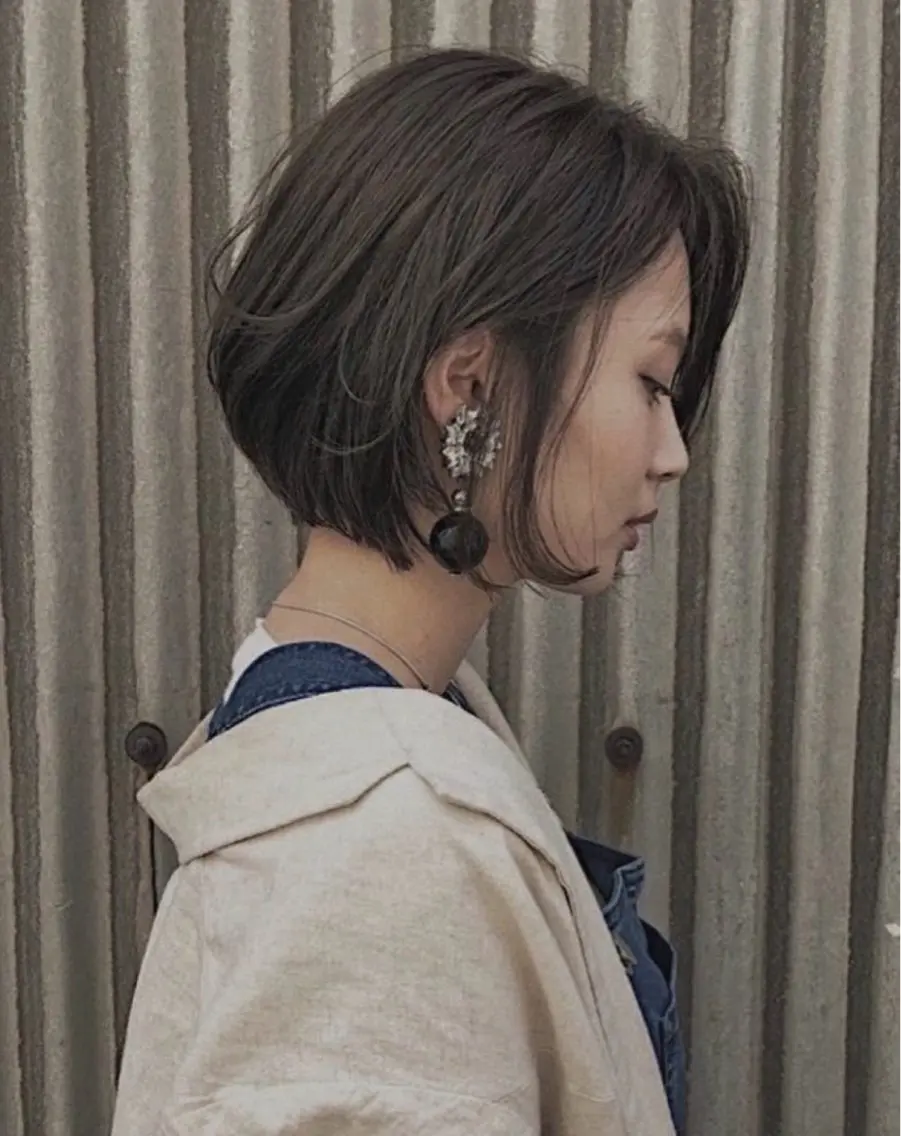 ショート Koyuki /透明カラー/ボブのヘアスタイル